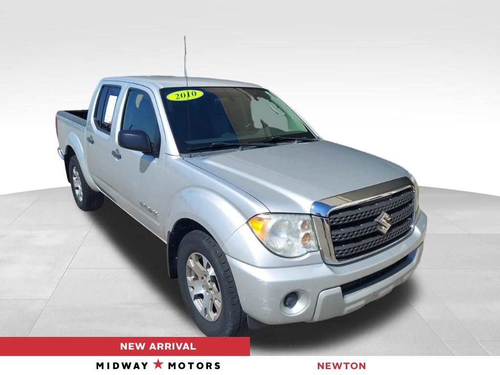 Silver 2010 Suzuki Equator Pickup Truck 4X2 5-Speed Automatic Overdrive