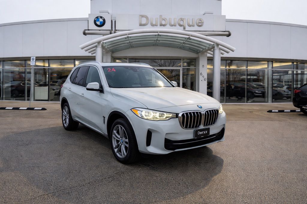 Mineral White Metallic 2024 BMW X5 SUV / Crossover All-Wheel Drive 8-Speed Automatic
