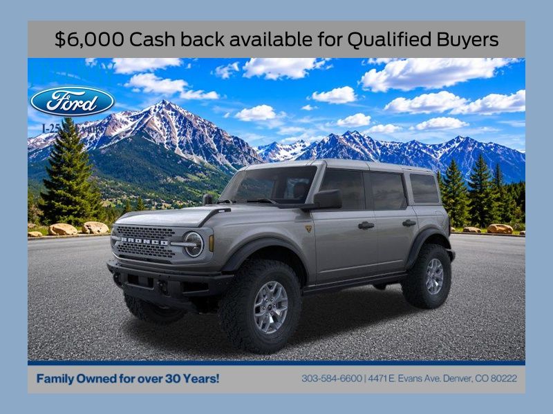Carbonized Gray Metallic 2025 Ford Bronco SUV / Crossover Four-Wheel Drive Automatic