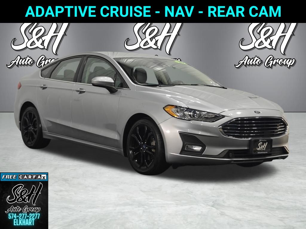 Iconic Silver Metallic 2020 Ford Fusion Sedan Front-Wheel Drive 6-Speed Automatic