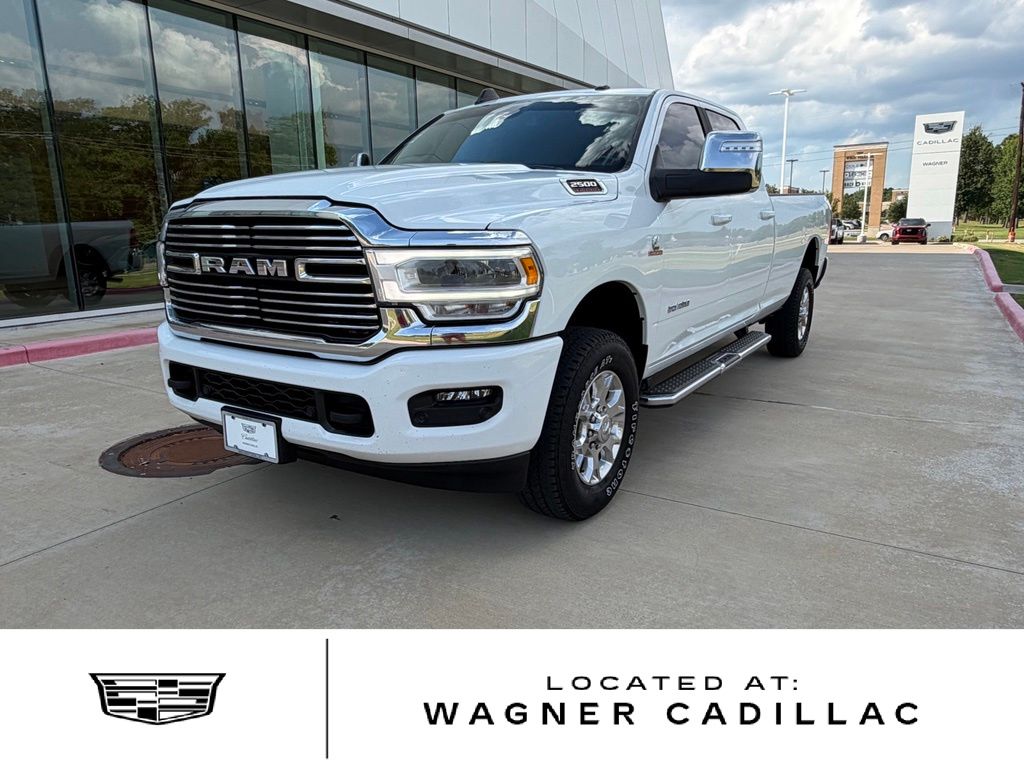 Bright White Clearcoat 2024 RAM 2500 Pickup Truck Four-Wheel Drive 6-Speed Automatic