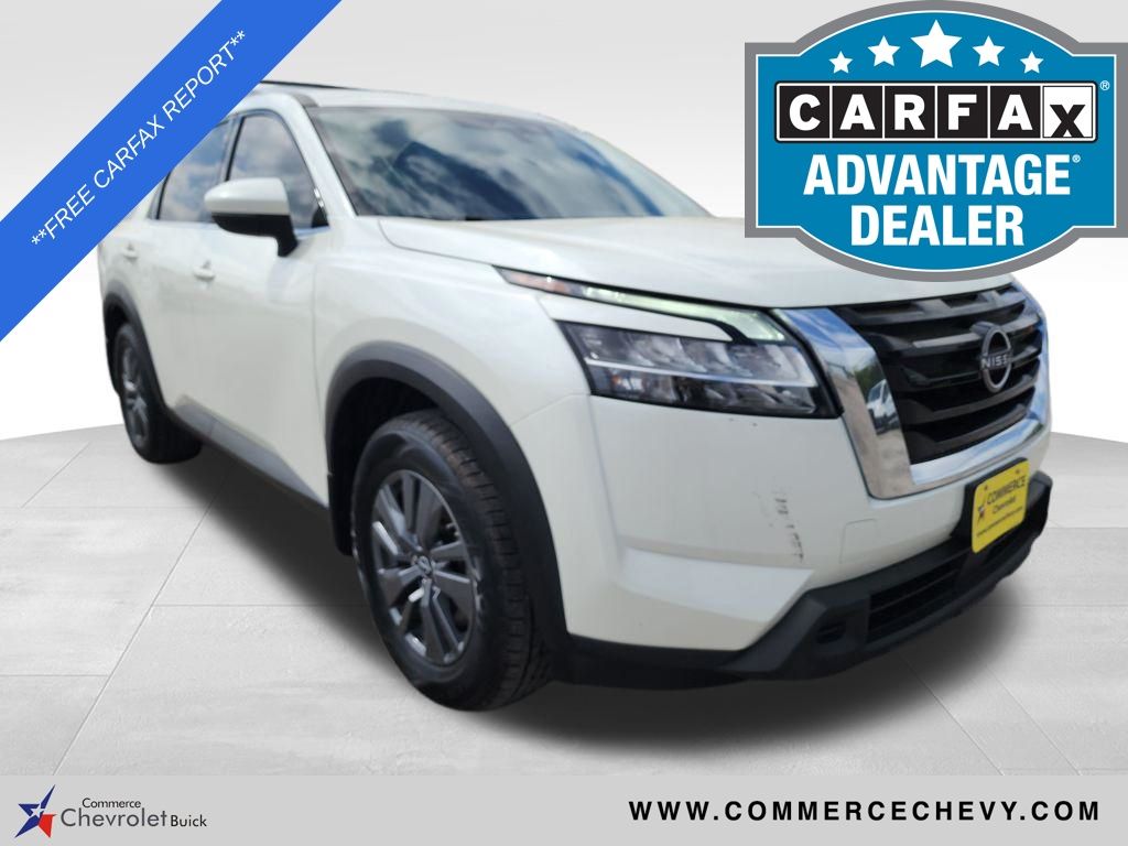 Pearl White Tricoat 2022 Nissan Pathfinder SV FWD SUV / Crossover Front-Wheel Drive 9-Speed Automatic