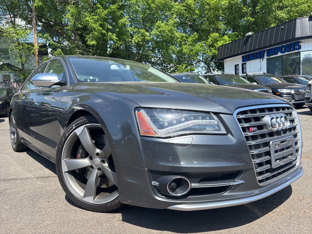 Daytona Gray Pearl 2013 Audi S8 4.0T quattro Sedan All-Wheel Drive 8-Speed Automatic
