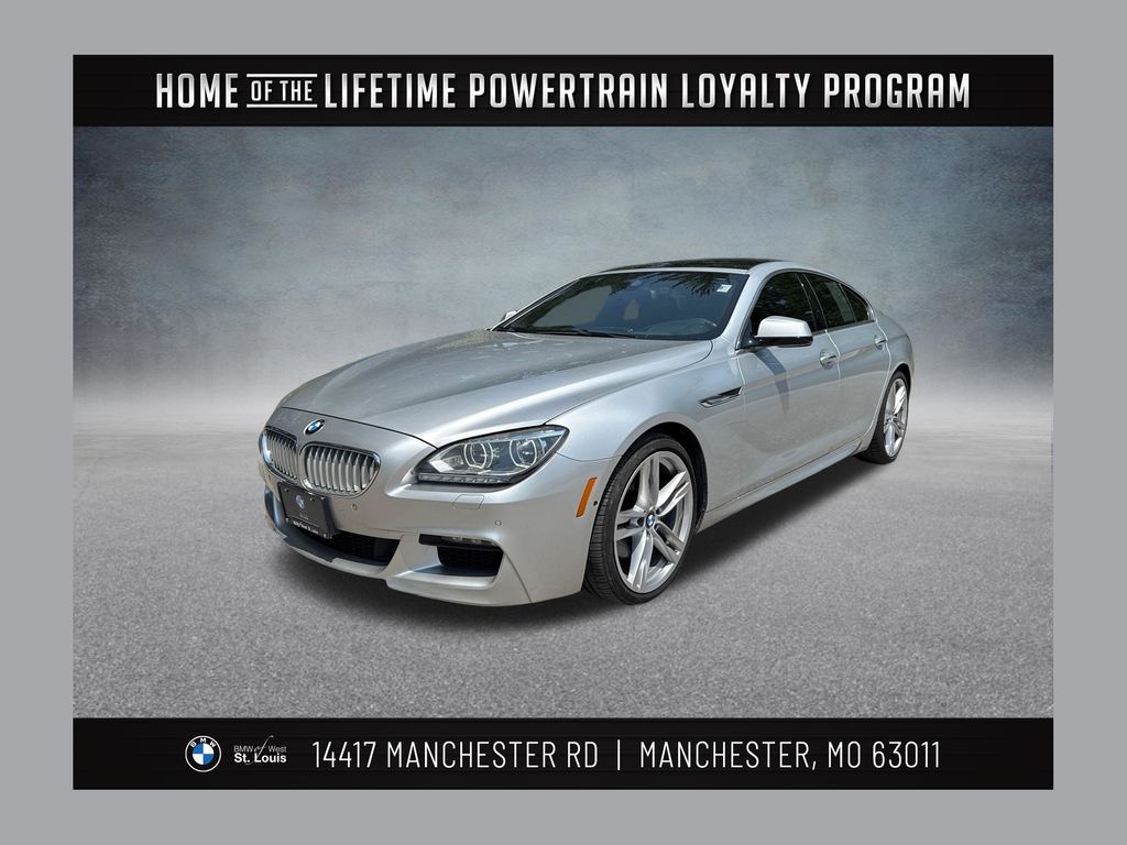 Titanium Silver Metallic 2013 BMW 6 Series Sedan All-Wheel Drive 8-Speed Automatic