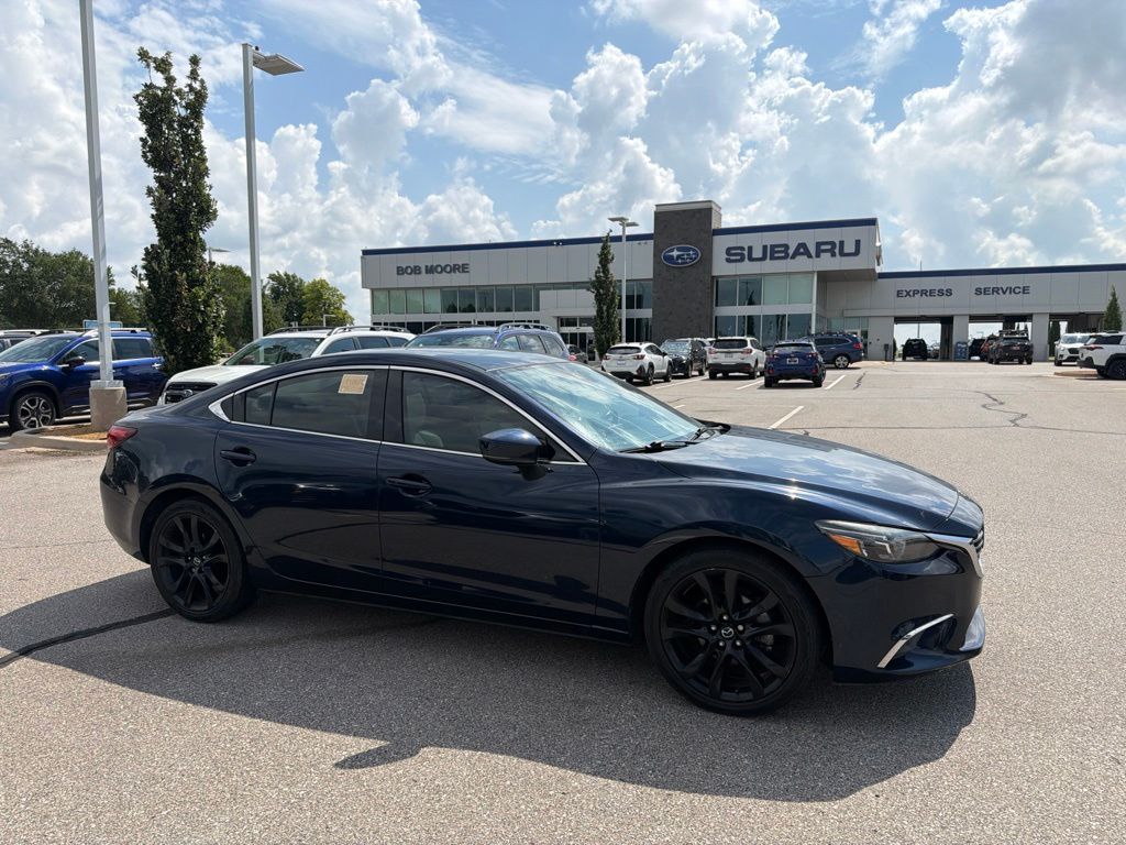 Deep Crystal Blue 2017 Mazda MAZDA6 Sedan Front-Wheel Drive 6-Speed Automatic