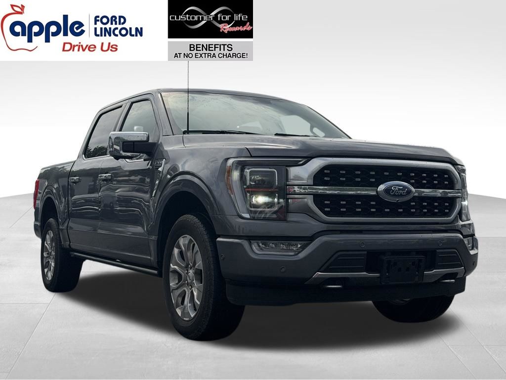 Carbonized Gray Metallic 2023 Ford F-150 Platinum SuperCrew 4WD Pickup Truck Four-Wheel Drive Automatic