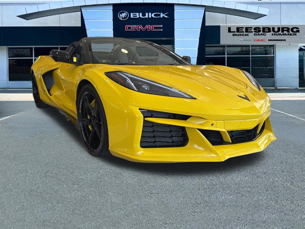 Competition Yellow Tintcoat Metallic 2025 Chevrolet Corvette E-Ray Convertible AWD with 2LZ Convertible All-Wheel Drive 8-Speed Dual Clutch