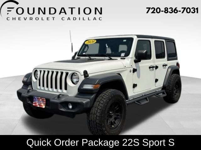 Billet Silver Metallic Clearcoat 2020 Jeep Wrangler SUV / Crossover Four-Wheel Drive 8-Speed Automatic