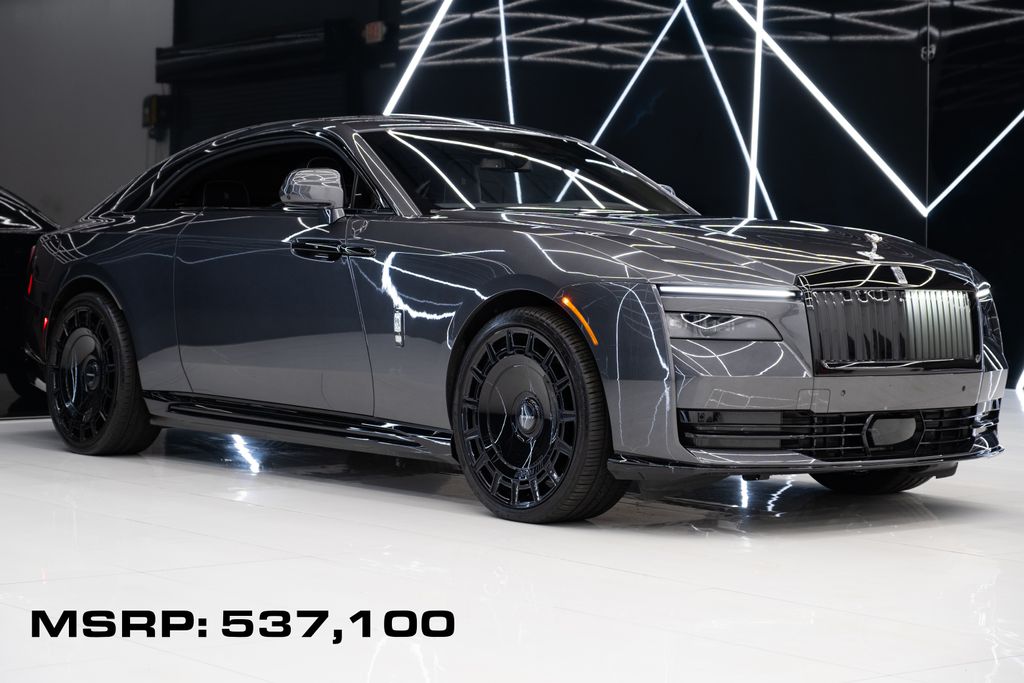 Black 2024 Rolls-Royce Spectre AWD Coupe All-Wheel Drive 1-Speed Automatic