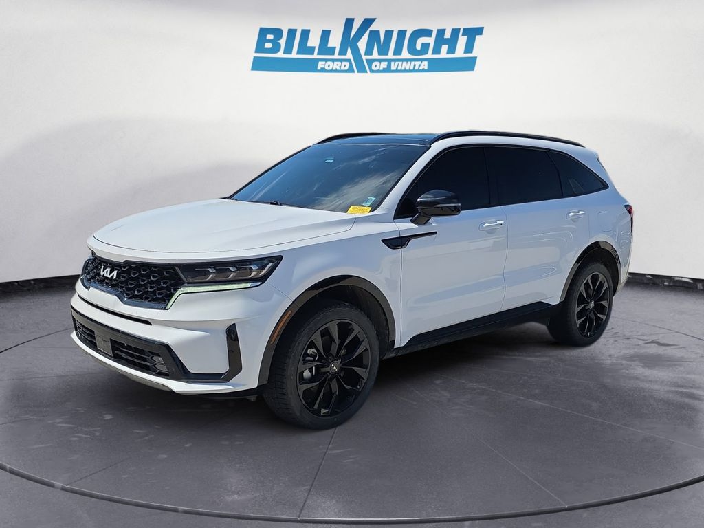 Glacial White Pearl 2023 Kia Sorento SUV / Crossover All-Wheel Drive 8-Speed Dual Clutch