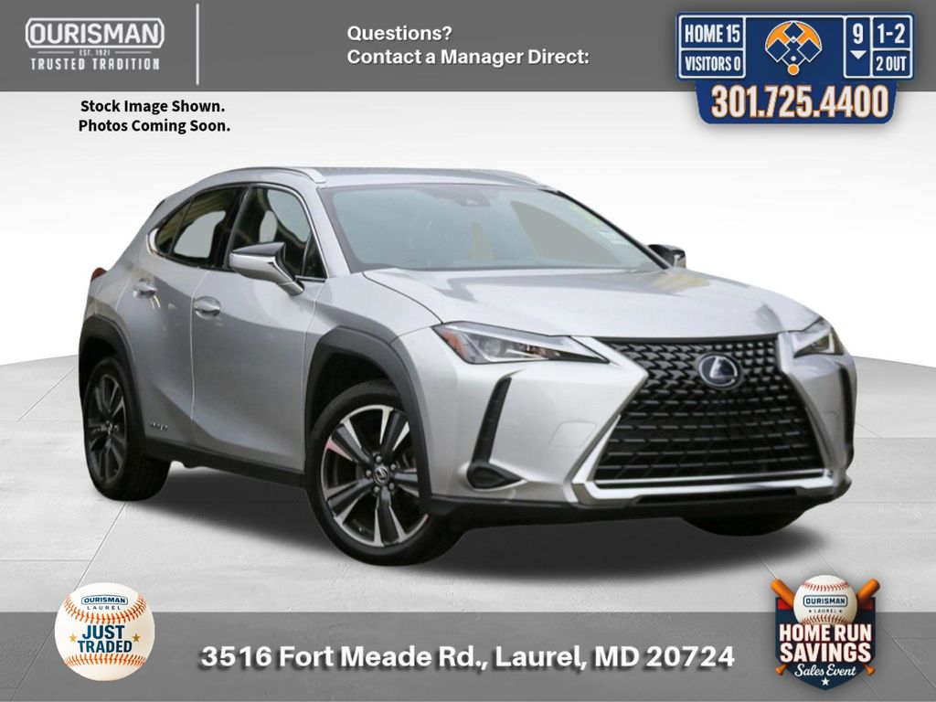 Silver 2019 Lexus UX Hybrid 250h AWD SUV / Crossover All-Wheel Drive Continuously Variable Transmission