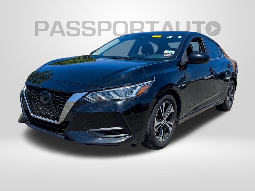 Super Black 2022 Nissan Sentra Sedan Front-Wheel Drive Continuously Variable Transmission