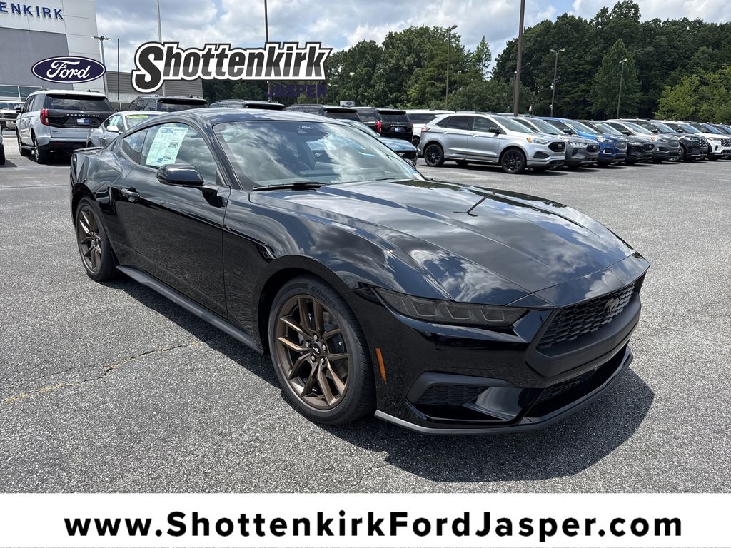 Shadow Black 2026 Ford Mustang Coupe Rear-Wheel Drive Automatic