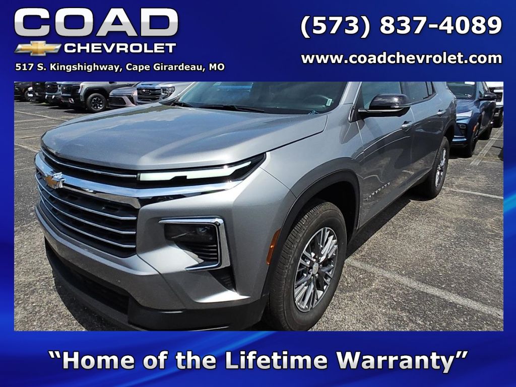 Sterling Gray Metallic 2026 Chevrolet Traverse SUV / Crossover Front-Wheel Drive 8-Speed Automatic