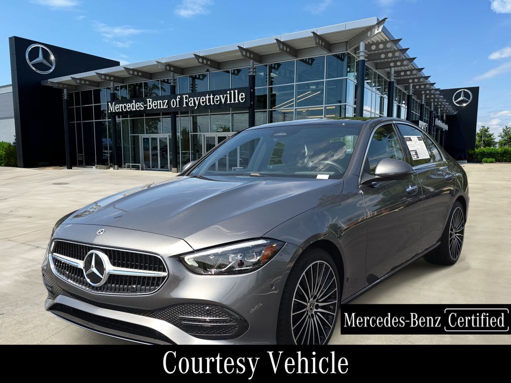 Gray 2026 Mercedes-Benz C-Class Sedan Rear-Wheel Drive 9-Speed Automatic