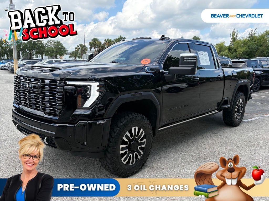 Onyx Black 2025 GMC Sierra 2500HD Pickup Truck Four-Wheel Drive Automatic