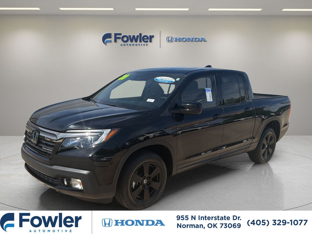 Black 2020 Honda Ridgeline Pickup Truck All-Wheel Drive 9-Speed Automatic