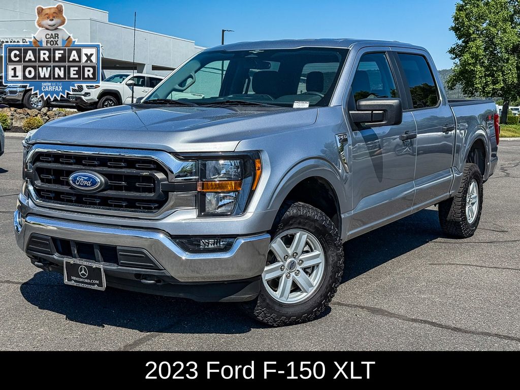 Silver Metallic 2023 Ford F-150 Pickup Truck Four-Wheel Drive Automatic
