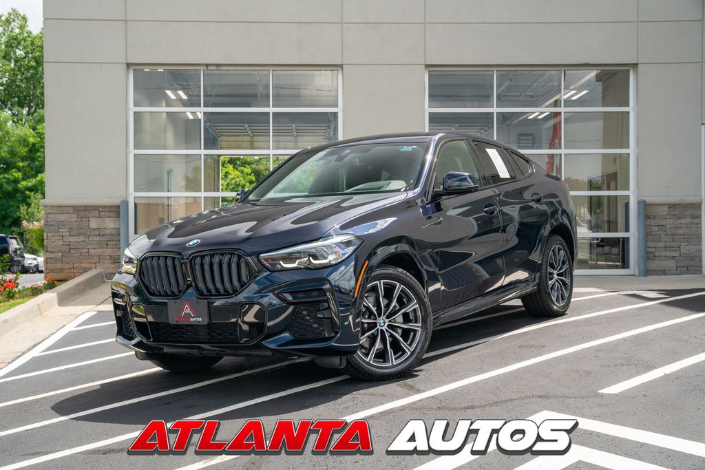 Carbon Black Metallic 2023 BMW X6 SUV / Crossover All-Wheel Drive 8-Speed Automatic