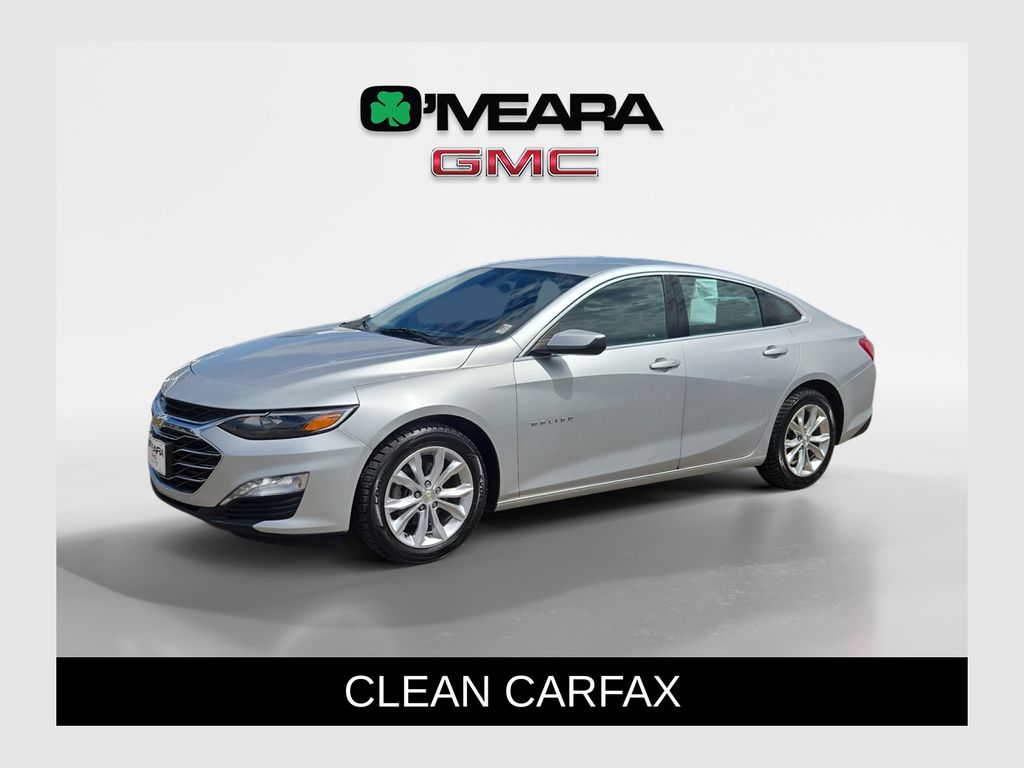 Silver Ice Metallic 2021 Chevrolet Malibu Sedan Front-Wheel Drive Continuously Variable Transmission