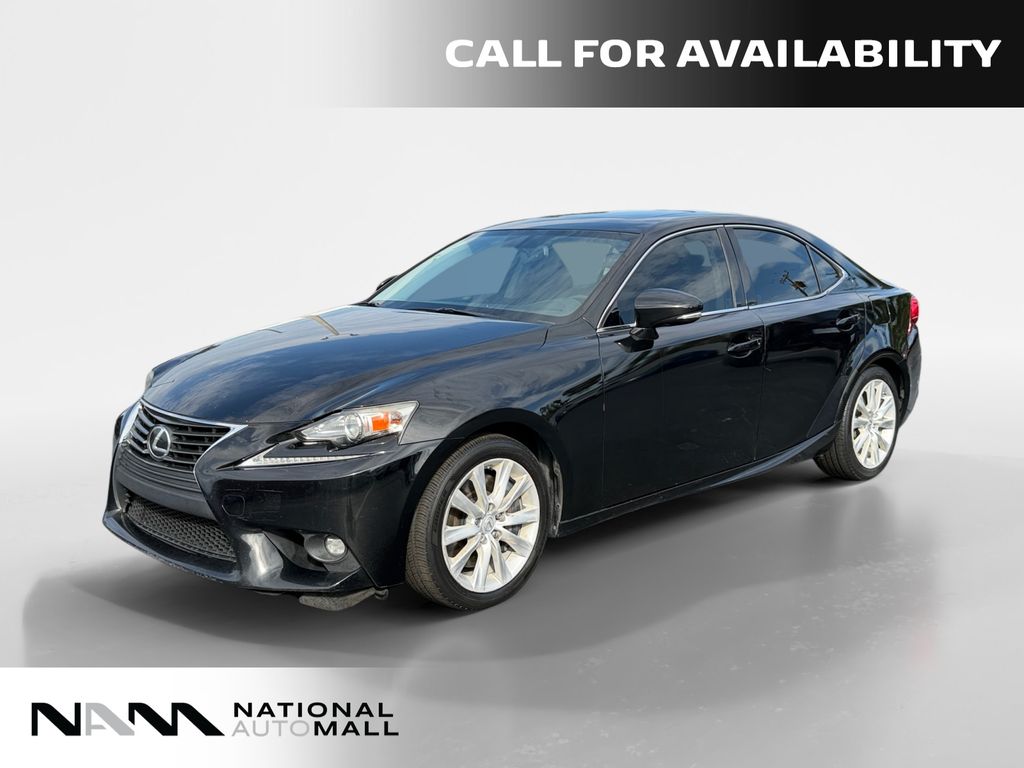 Black (Obsidian) 2016 Lexus IS Sedan Rear-Wheel Drive 8-Speed Automatic