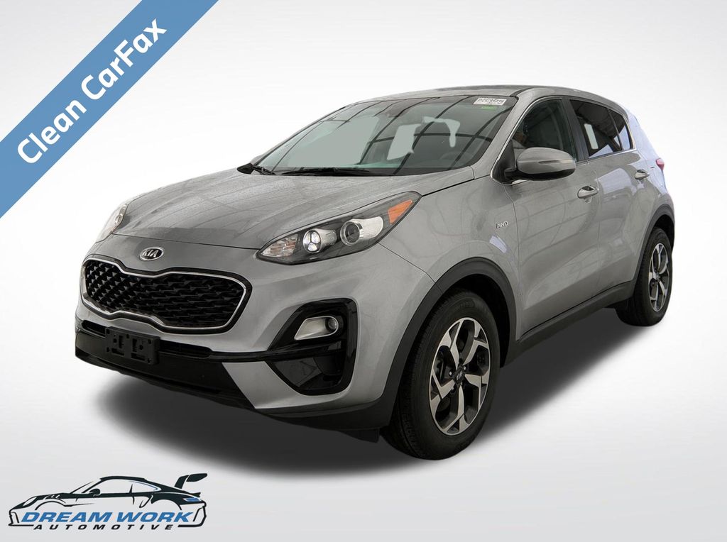 Steel Gray 2021 Kia Sportage SUV / Crossover All-Wheel Drive 6-Speed Automatic Overdrive