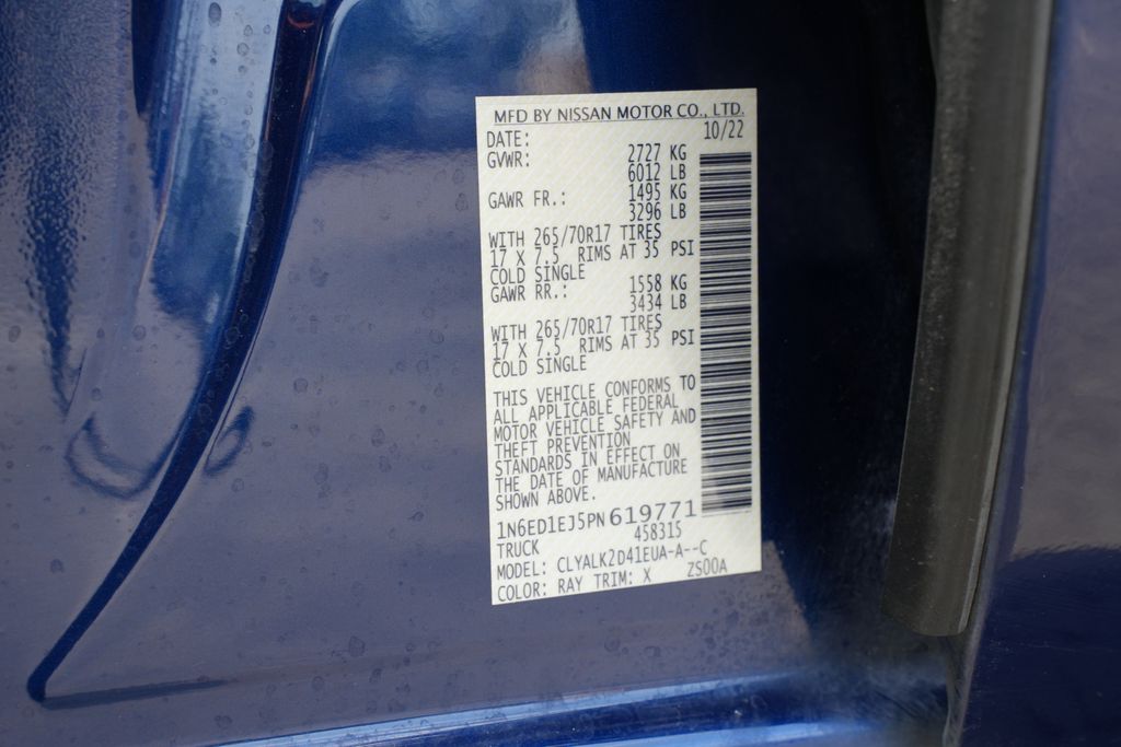 2023 Nissan Frontier PRO-X Blue at Emmons Autoplex