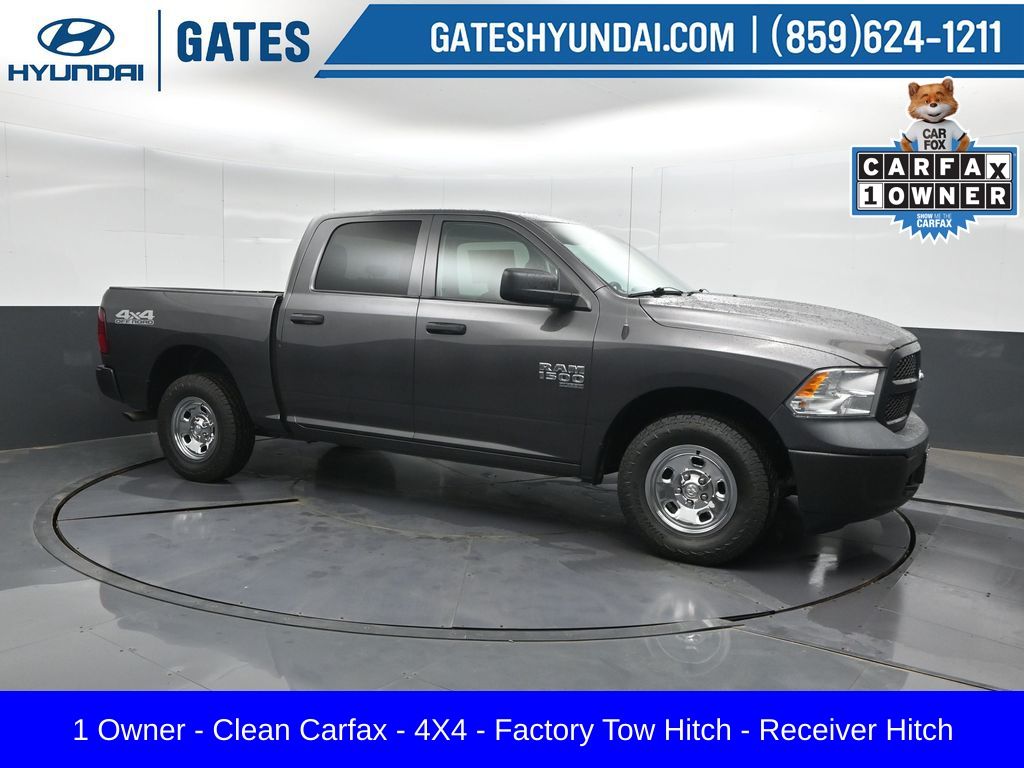 Gray (Granite Crystal Metallic Clearcoat) 2021 RAM 1500 Pickup Truck Four-Wheel Drive 8-Speed Automatic
