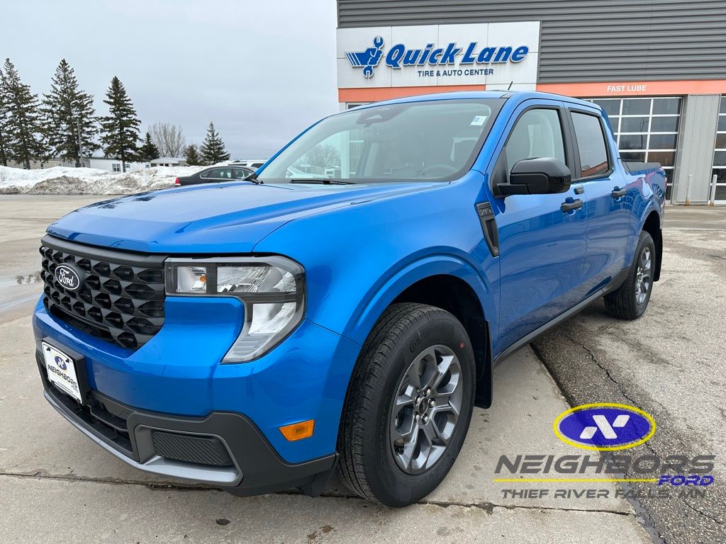 Velocity Blue 2026 Ford Maverick XLT SuperCrew AWD Pickup Truck All-Wheel Drive Continuously Variable Transmission