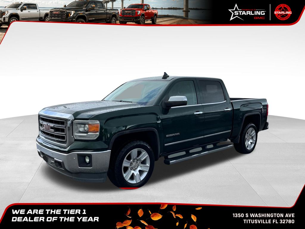 Emerald Green Metallic 2015 GMC Sierra 1500 Pickup Truck 4X2 6-Speed Automatic Overdrive