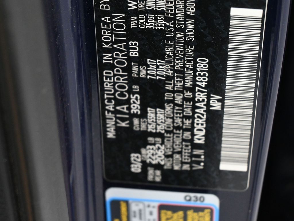 Used 2024 Dark Ocean Blue Kia EX image 15