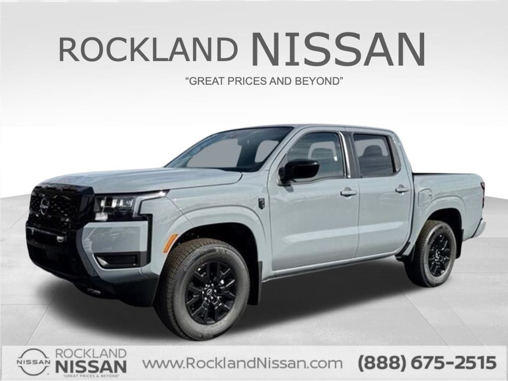 Boulder Gray 2026 Nissan Frontier Pickup Truck Four-Wheel Drive 9-Speed Automatic Overdrive