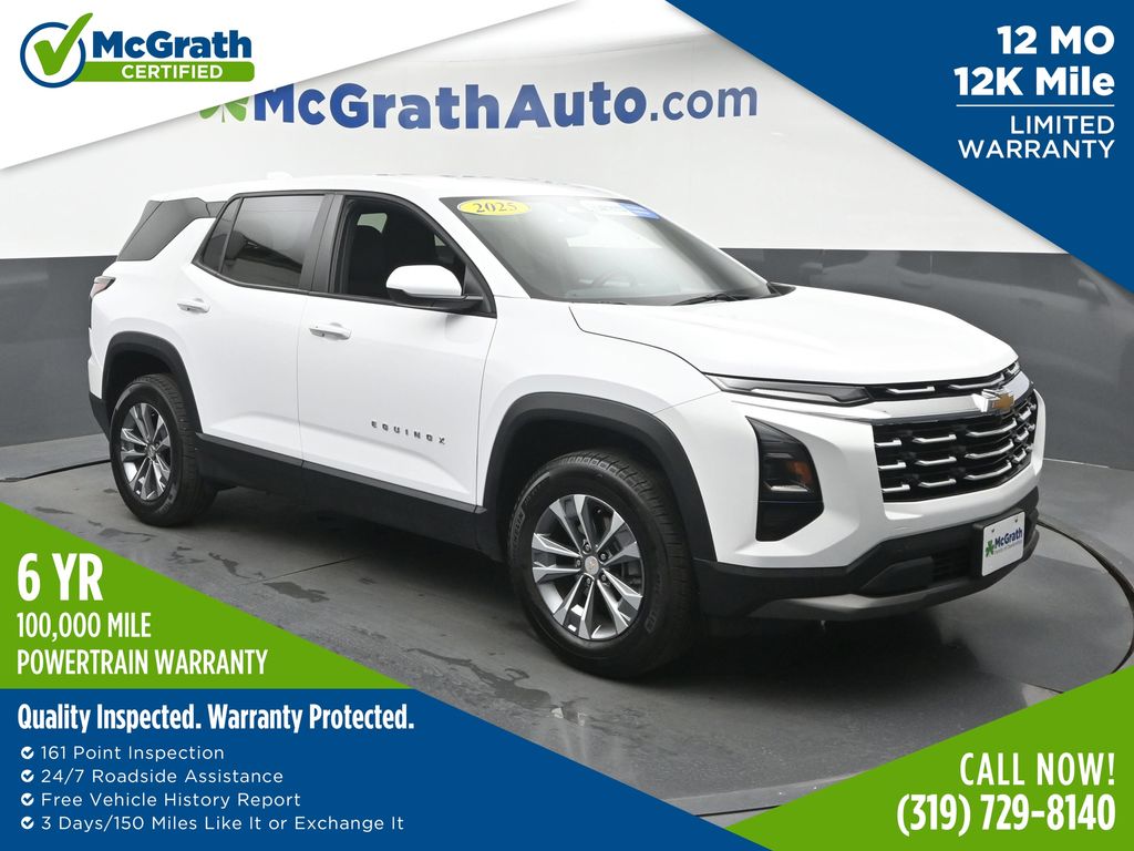 Summit White 2025 Chevrolet Equinox SUV / Crossover Four-Wheel Drive 8-Speed Automatic