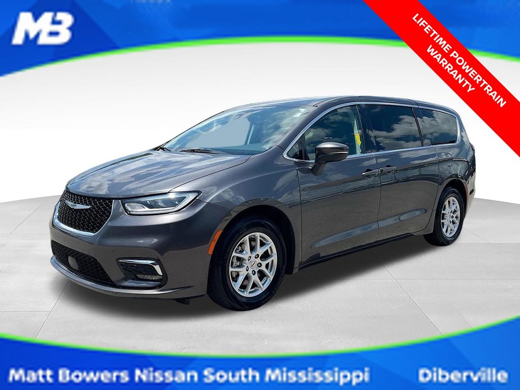 Gray (Granite Crystal Metallic Clearcoat) 2023 Chrysler Pacifica Minivan Front-Wheel Drive 9-Speed Automatic