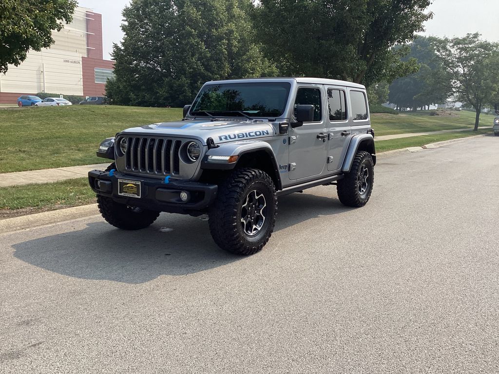 Billet Silver Metallic Clearcoat 2021 Jeep Wrangler 4xe SUV / Crossover Four-Wheel Drive 8-Speed Automatic