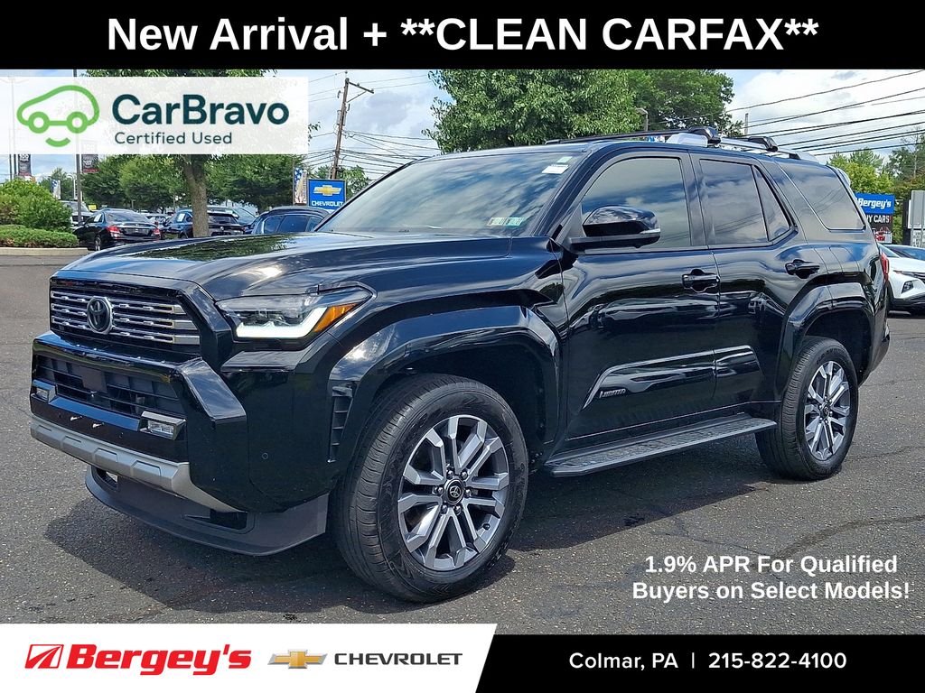 Black 2025 Toyota 4Runner SUV / Crossover All-Wheel Drive 8-Speed Automatic