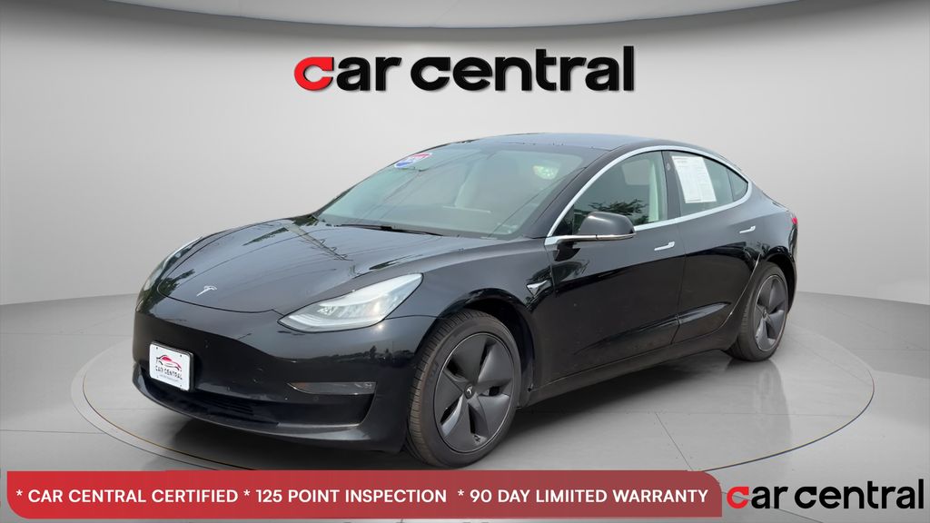 Black 2020 Tesla Model 3 Sedan All-Wheel Drive 1-Speed Automatic