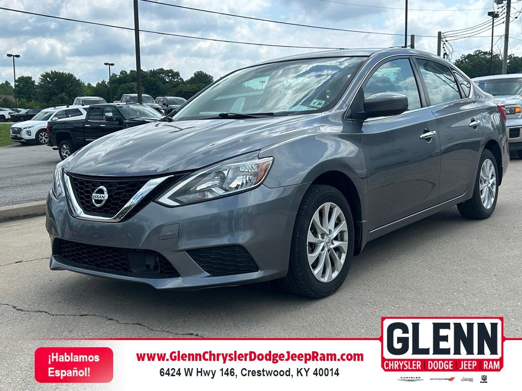 Gray (Gun Metallic) 2019 Nissan Sentra SV FWD Sedan Front-Wheel Drive Continuously Variable Transmission