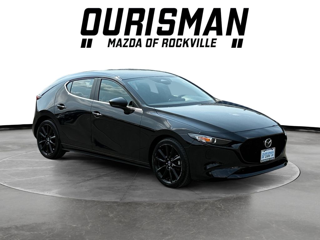 Jet Black 2024 Mazda MAZDA3 Hatchback Front-Wheel Drive 6-Speed Automatic