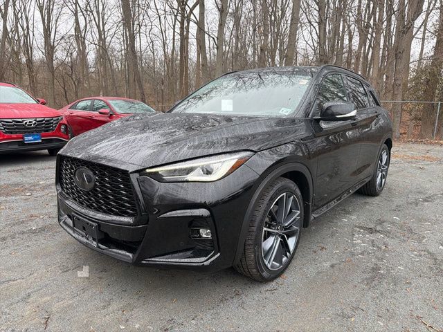 Black Obsidian 2023 INFINITI QX50 Sport AWD SUV / Crossover All-Wheel Drive Continuously Variable Transmission