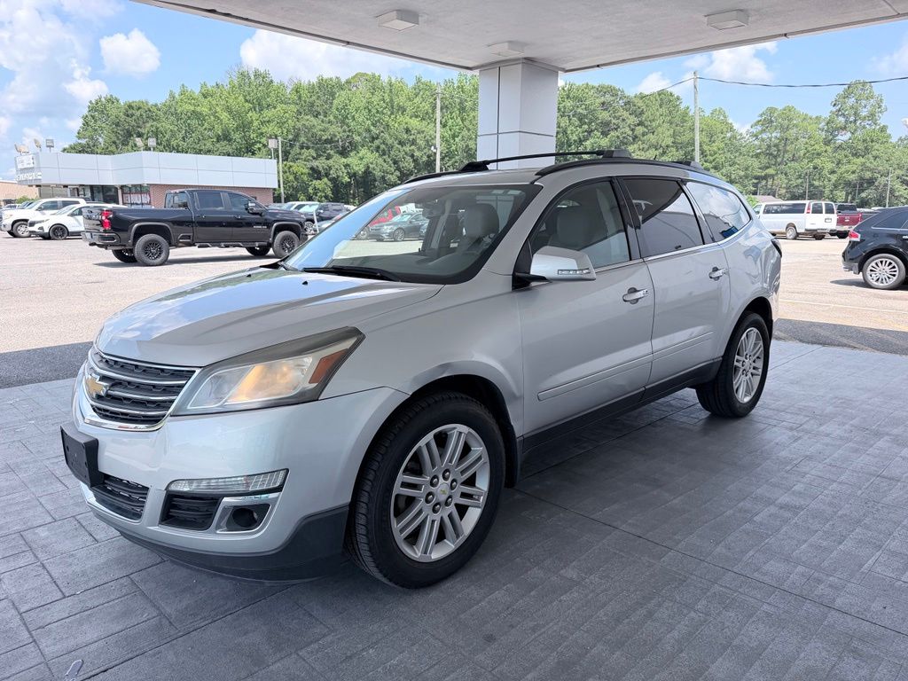 Silver Ice Metallic 2014 Chevrolet Traverse SUV / Crossover Front-Wheel Drive 6-Speed Automatic