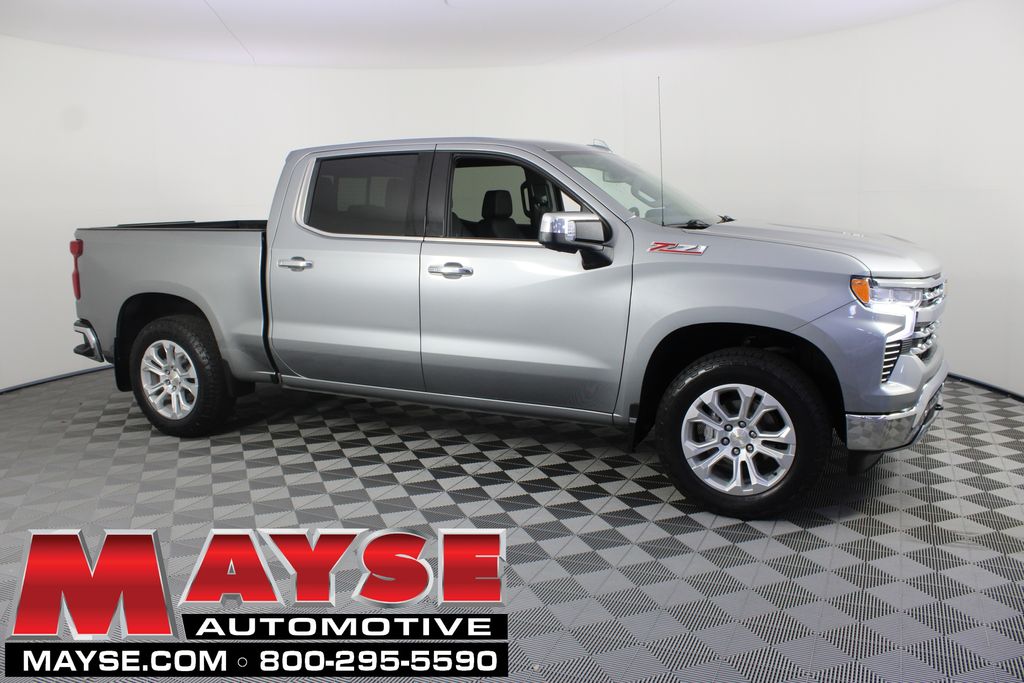 Sterling Gray Metallic 2023 Chevrolet Silverado 1500 Pickup Truck Four-Wheel Drive Automatic