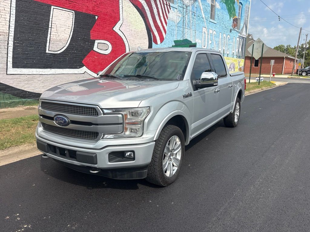 Ingot Silver 2018 Ford F-150 Pickup Truck Four-Wheel Drive Automatic
