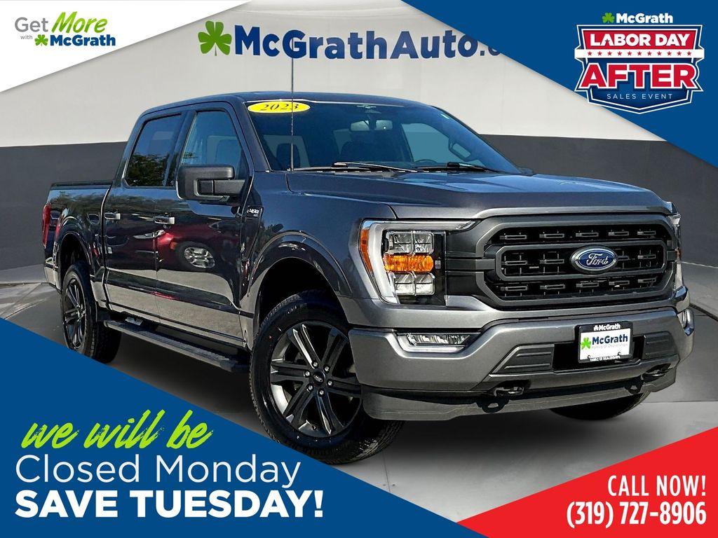 Gray Metallic 2023 Ford F-150 Pickup Truck Four-Wheel Drive Automatic