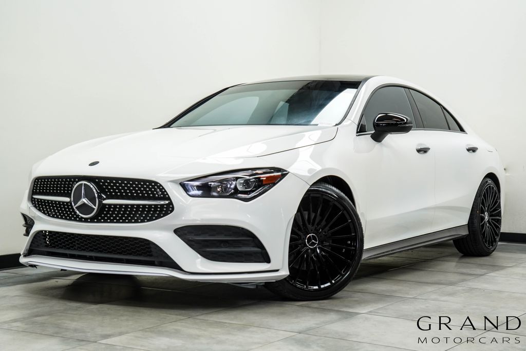 Silver 2022 Mercedes-Benz CLA Coupe Front-Wheel Drive 7-Speed Automatic