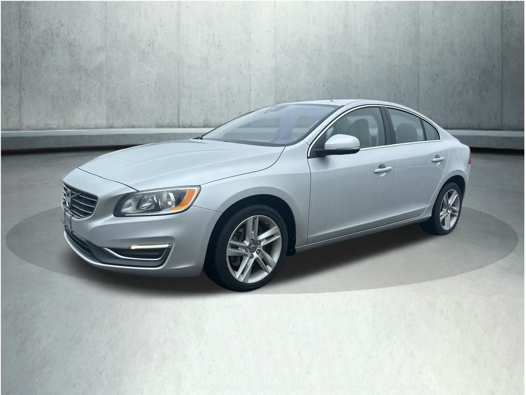 Bright Silver Metallic 2014 Volvo S60 T5 Sedan Front-Wheel Drive 6-Speed Automatic