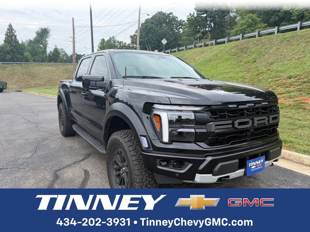 Black Metallic 2025 Ford F-150 Pickup Truck Four-Wheel Drive Automatic