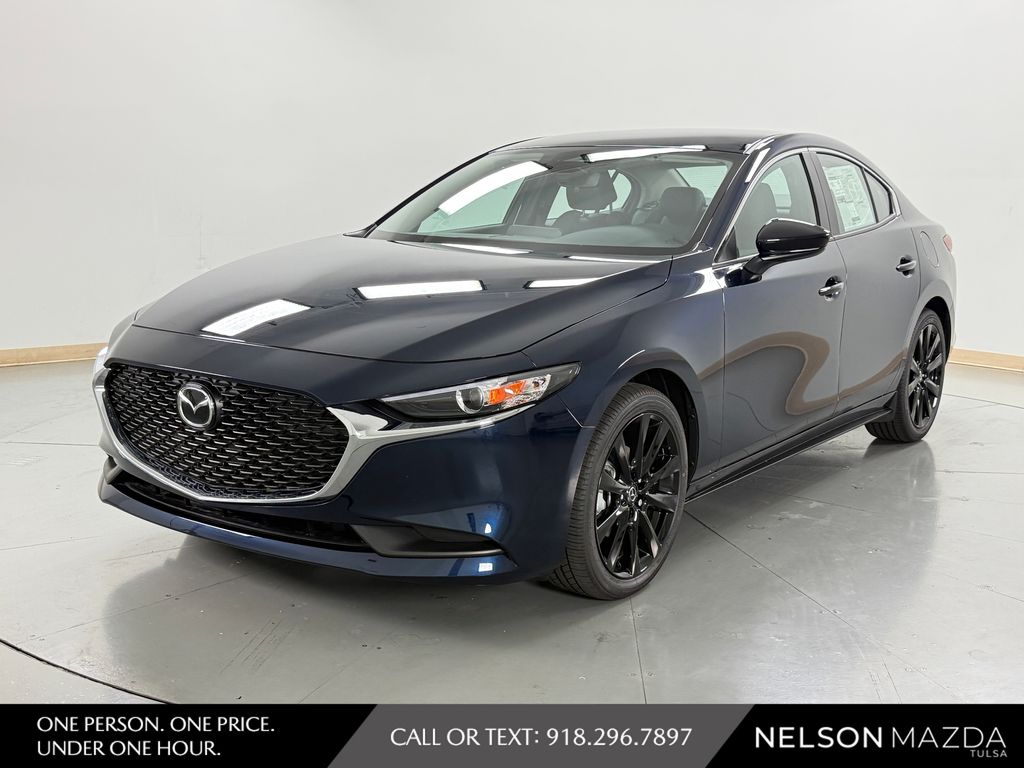 Deep Crystal Blue Mica 2026 Mazda MAZDA3 Sedan Front-Wheel Drive 6-Speed Automatic