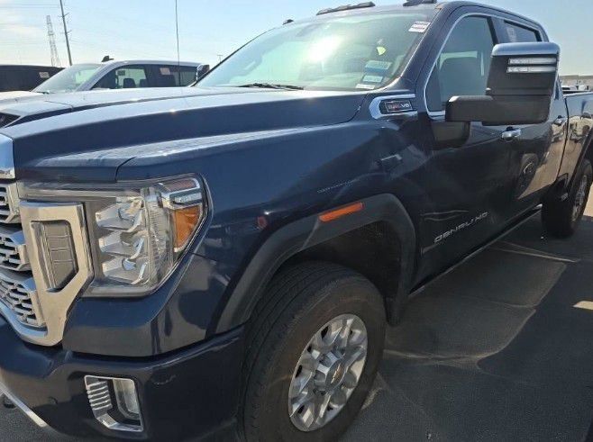 Pacific Blue Metallic 2022 GMC Sierra 2500HD Pickup Truck Four-Wheel Drive 6-Speed Automatic