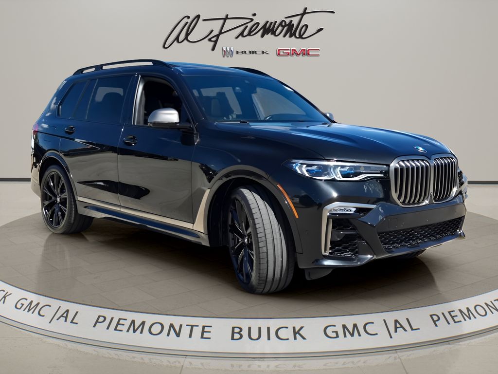 Black Sapphire Metallic 2022 BMW X7 M50i AWD SUV / Crossover All-Wheel Drive 8-Speed Automatic